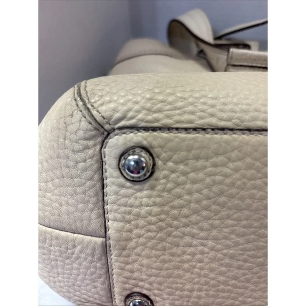 Coach Madison Maggie Large Tote F13733 Ivory Beige Leather Shoulder Bag‎